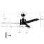 Ventilateur de plafond 52 po avec lumières DEL-1555411660