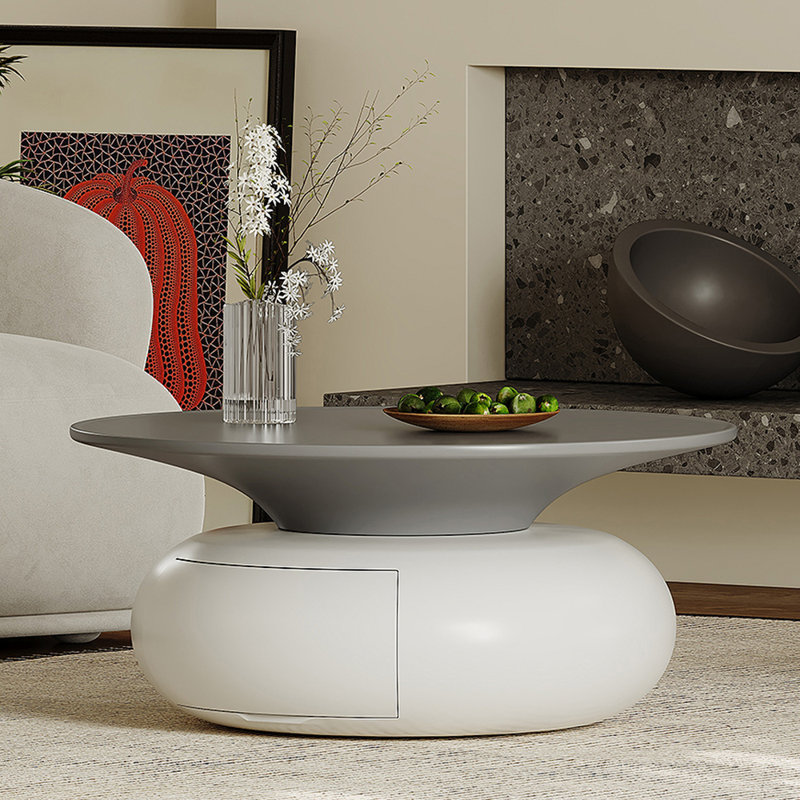 Table basse moderne et simple, H 15,74 po x L 33,46 po x l 33,46 po
