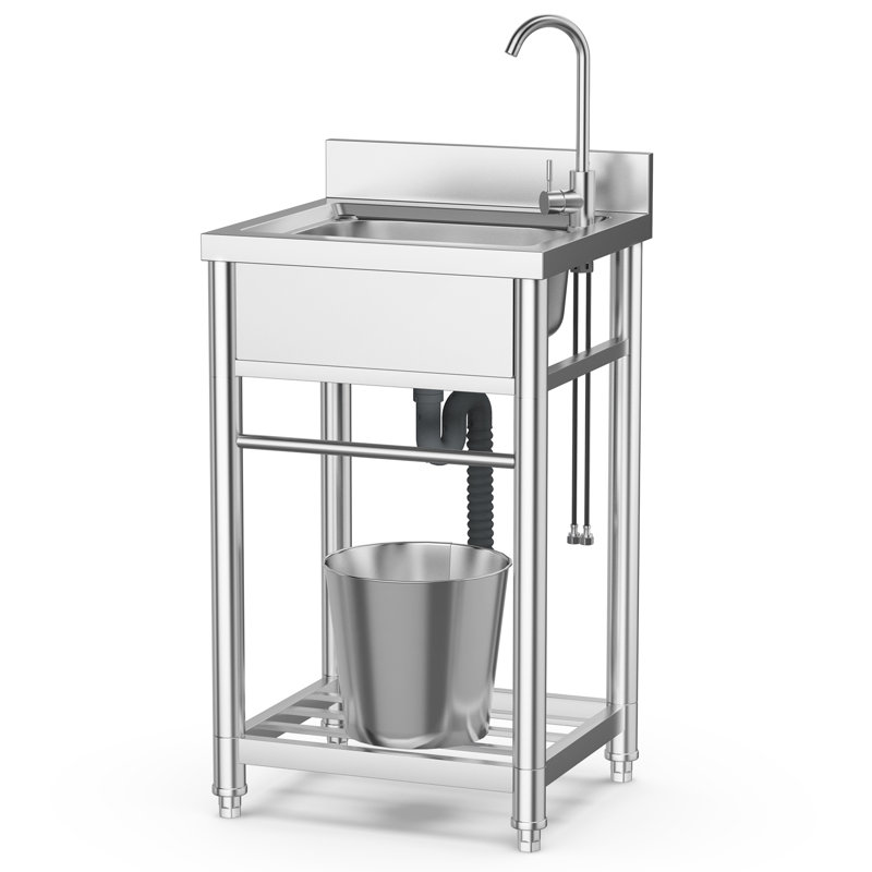 Évier à lessive avec robinet L 22 po x l 20 po Sae