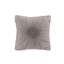 Ensembles de literie gris foncé élégants, style polyester confortable pour la maison