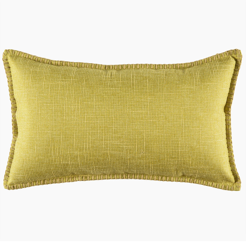 Linen Pillow Cover, Yellow
