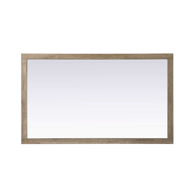 Miroir Noah, 36 po x 60 po, Chêne naturel, Rectangulaire