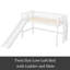 Lit mezzanine simple Jordell pour enfants-1306724458