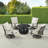 Deztinee 4 - Person Patio Conversation Set with Cushions