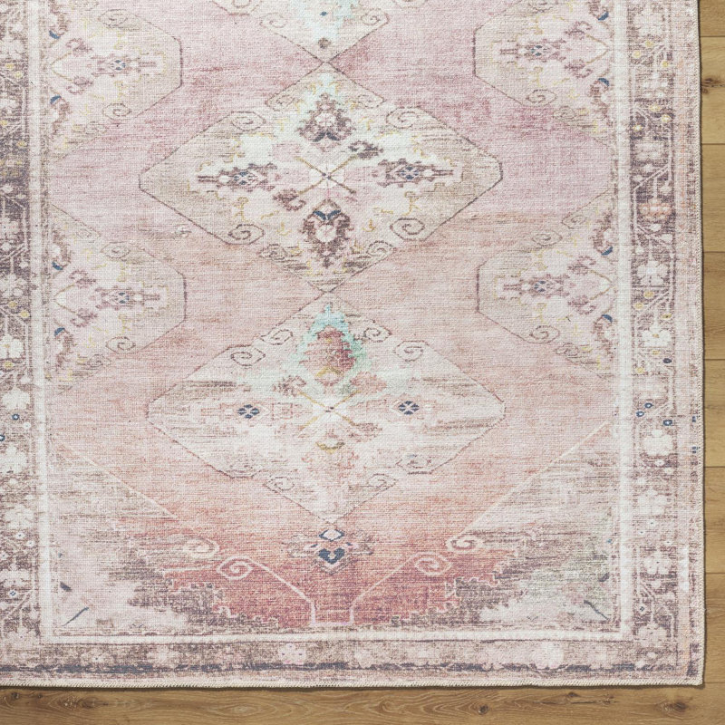 Cadeshia Machine Washable Rug, Rectangle 6'7" x 9'