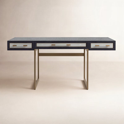 Meera 63" Oak Writing Desk