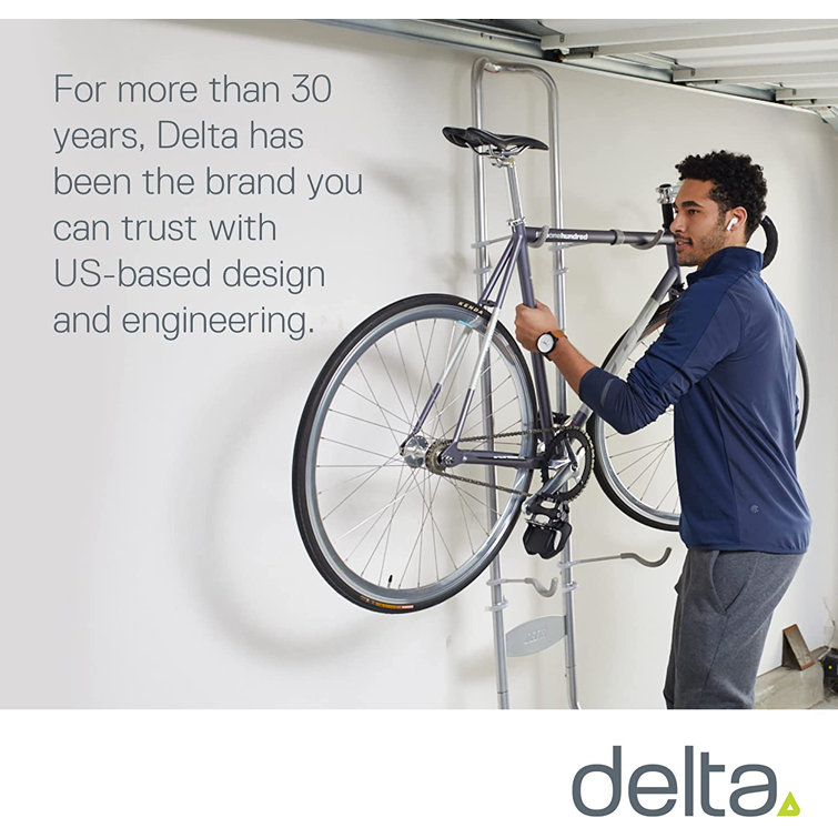 Delta Design 2 Bike Michelangelo Gravity Stand, Silver