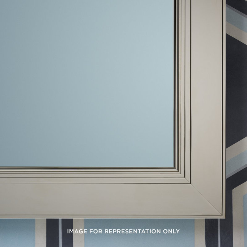 Main Line Vanity Mirror, 40'' x 16'', Satin Nickel