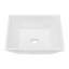 Myhomekeepers 16'' Ceramic Rectangular Bathroom Sink