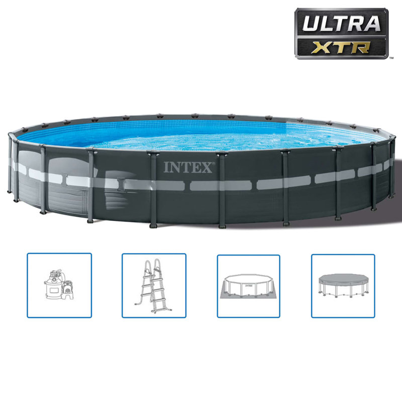 Ensemble de structure en acier VidaXL, L 288,2 po x H 52 po, Noir