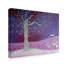 «Winter Magic Purple» par Hafner, reproduction d'art sur toile tendue-30394091