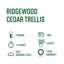 Treillis cèdre Ridgewood