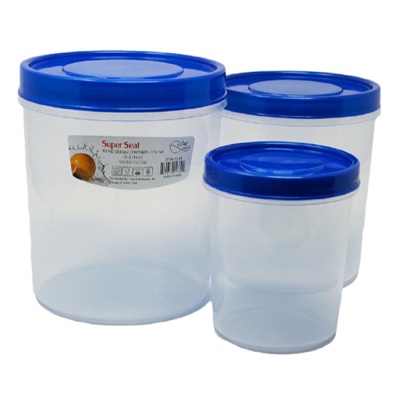 ENSEMBLE CONTENANT EN PLASTIQUE 3PCS
