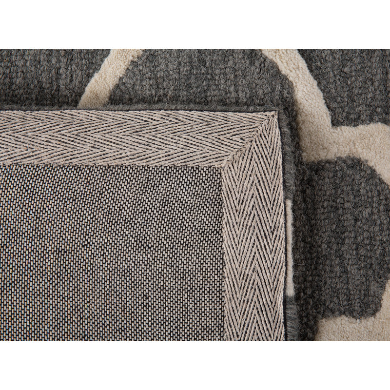 Yalova Geometric Wool Hand Woven Area Rug, Rectangle 80 x 150cm