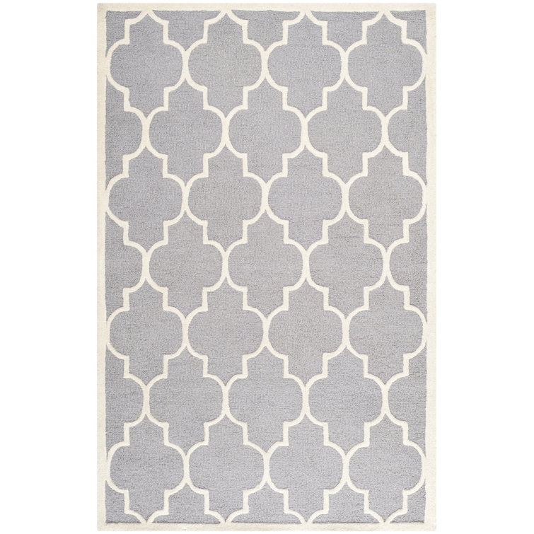 Lowestoft Hand-Tufted Wool Grey Area Rug