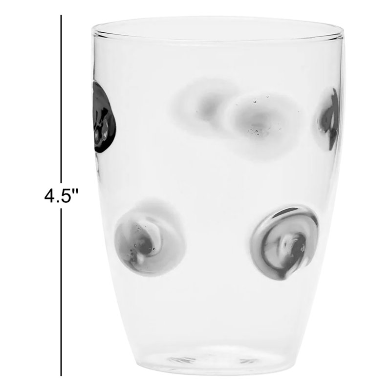 12 oz Verre tombant Drop, Bleu
