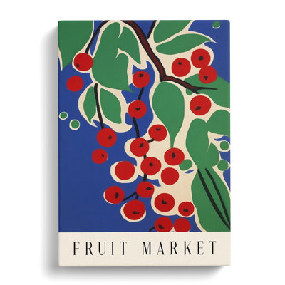 XMKTMKT-346 Fruit Market Exhibition Cherry Vol.1 - Wrapped Canvas Print