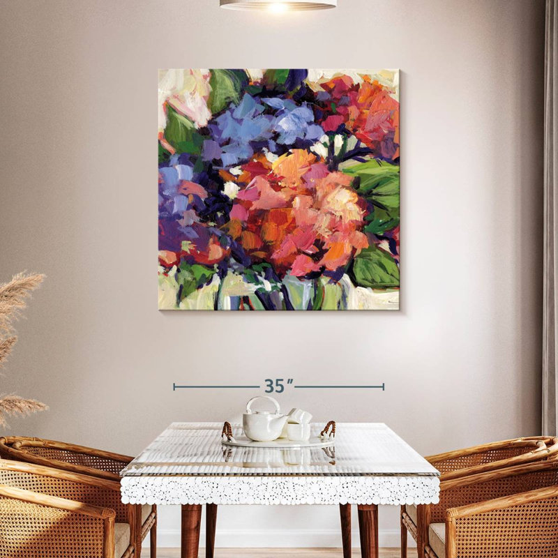 Avery Multi Hydrangeas, 39" H x 39" W