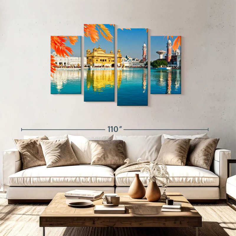 Marchelle Scenic Harmandir SAHIB, H 48 po x l 75 po