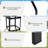 4 - Person Patio Dining Set with Square Table , Cushions Included