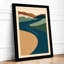 River Through Stone Minimalist - Framed Print-1870084673-1870084677
