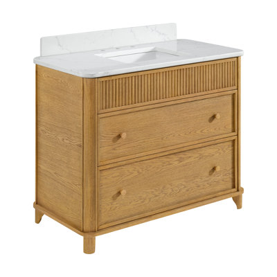 Kathryne 36" Bathroom Vanity In Natural Enhanced Oak