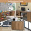 MDF Armoire Desk-1898445236