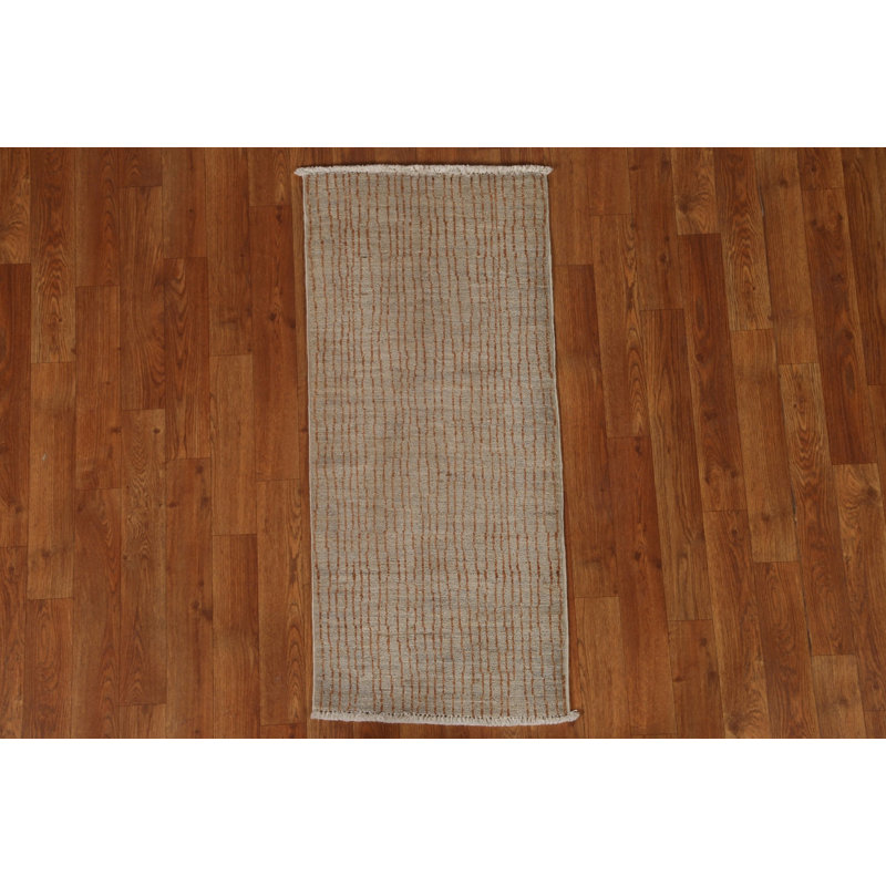 Tapis oriental rayé Gabbeh Kashkoli 2x3