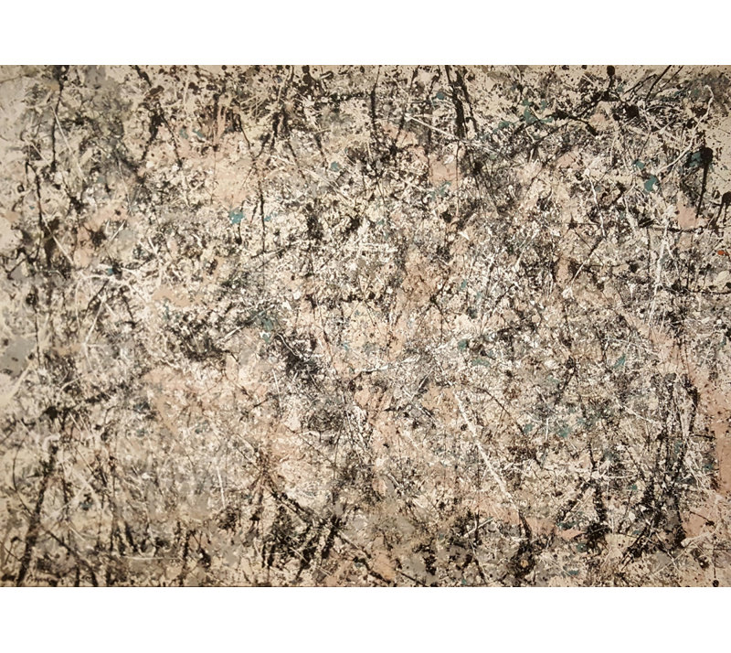 Number 1 (Lavender Mist), 13" H x 18" W
