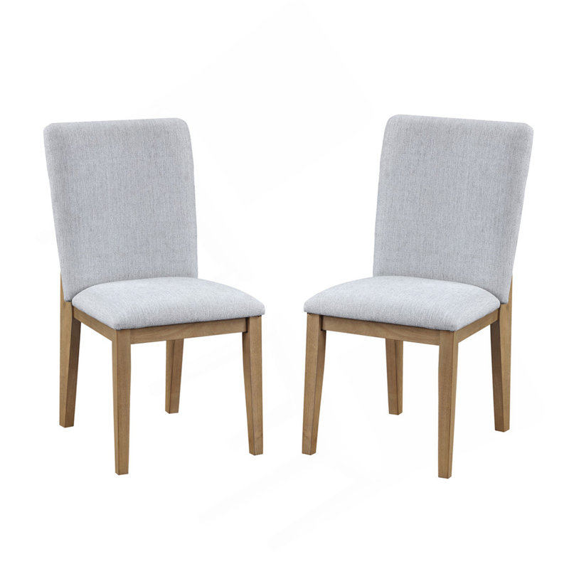 Ensemble de 2 chaises de salle à manger Delfina, Brun