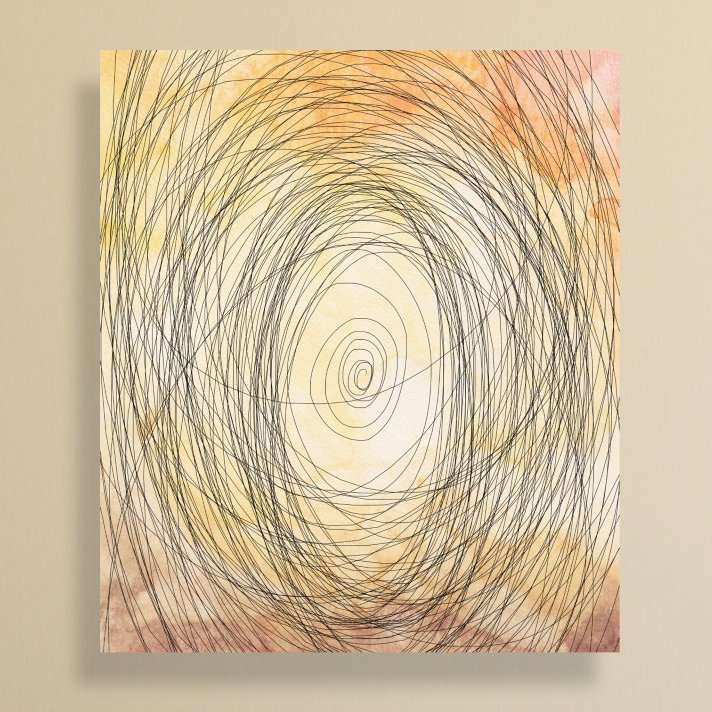 « nudo », reproduction d’art sur toile, H 24 po x l 20 po
