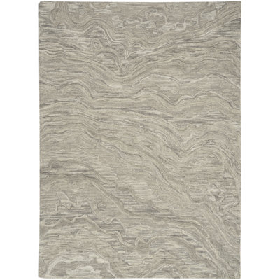 Ilijan Wool Abstract Indoor Rug