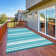 Waterproof Outdoor Rug Reversible Plastic Straw Rug, Outdoor Large Camping Rug for Patio, Modern Striped RV Carpet, Outside Floor Mats