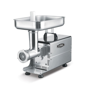 KWS Commercial 450W 1/2HP Electric Meat Grinder 176 lbs/ hr Stainless Steel Meat Grinder Home Use