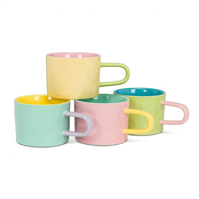 Grande tasse à café en grès
