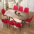 71” Rectangular Dining Room Table Set-832341164-832341154