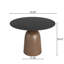 Table de salle à manger ronde à piédestal en bois massif 39 po / 43 po-1597365410-1597365436