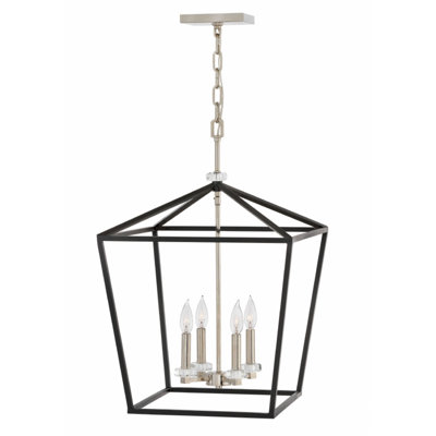 Lustre géométrique à 4 lumières Stinson