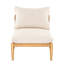 Canapé d'extérieur en forme de L avec coussin