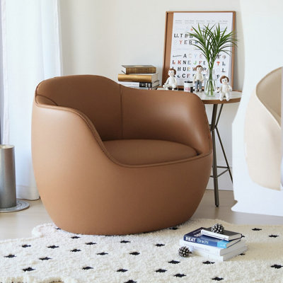 Modern Minimalist Faux Leather Sofa