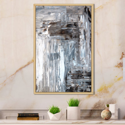 Art moderne gris et bleu II 2FL47797