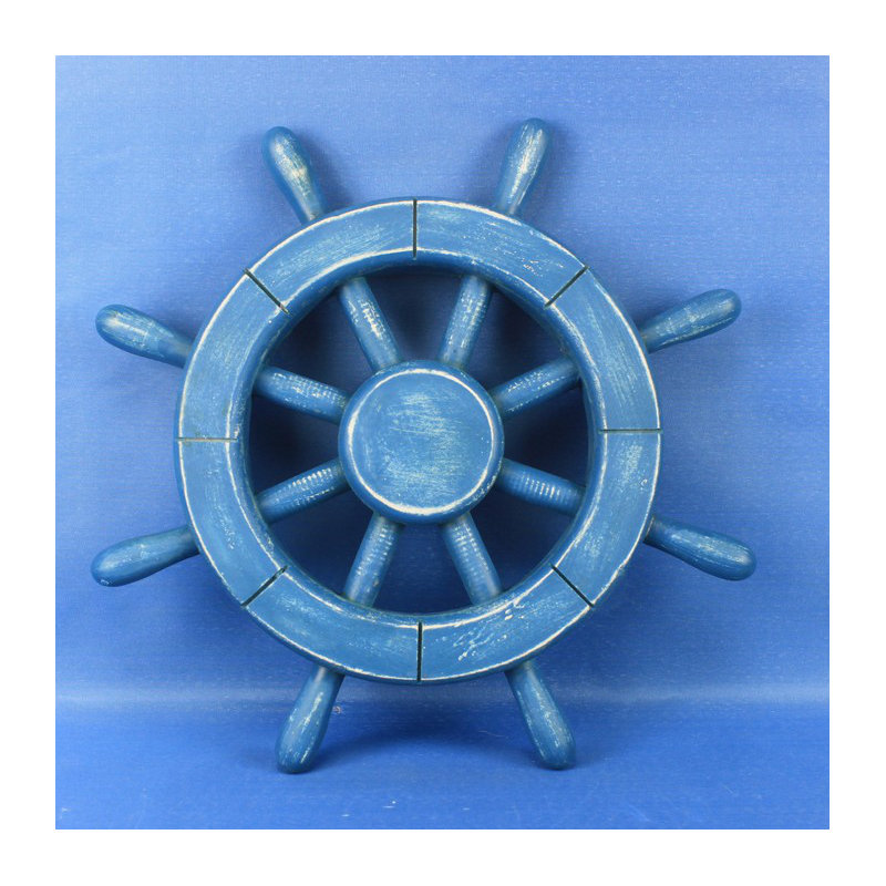 Décoration murale roue de bateau Elginpark 12 ", Bleu pâle
