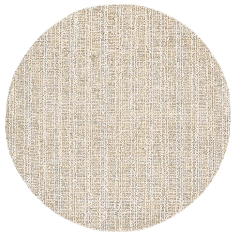Metro Hand Tufted Wool;Cotton Solid Color Indoor Rug, 6'-0" x 6'-0" Round