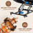 Three Motor Power Lift Chair With Heat And Massage For Elderly, Big And Tall Leather Recliners With Remote Control Infinite Position, Cup Holders,Medium Mocha-65484018