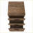File Cabinets, Rolling Mobile 3 Drawer Printer Stand, Contemporary Walnut Brown | Particle Board | Brown-1469852182