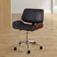 Kimpel Faux Leather Mid-Century Office Chair-279099720