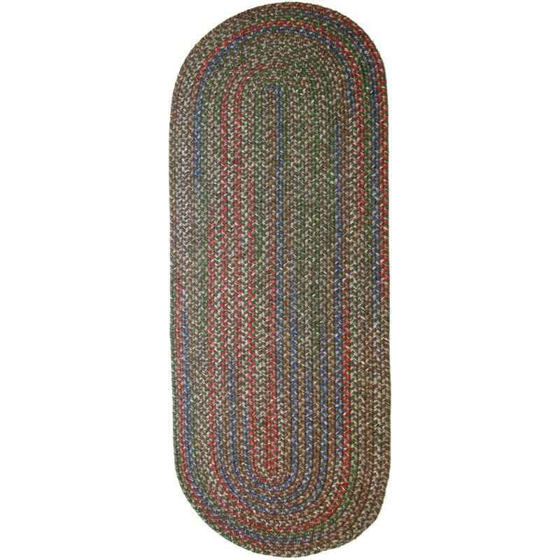 Deckerville Indoor / Outdoor Rug, Oval Runner 2' x 8'