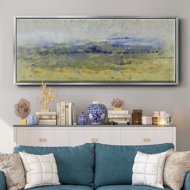 Open Terrain II- Framed Canvas