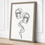 Connected Duality Minimalist - Wrapped Canvas-1583376060-1583376066