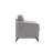 Carlotta 39"W Light Gray Woven Fabric Chair-1450126338
